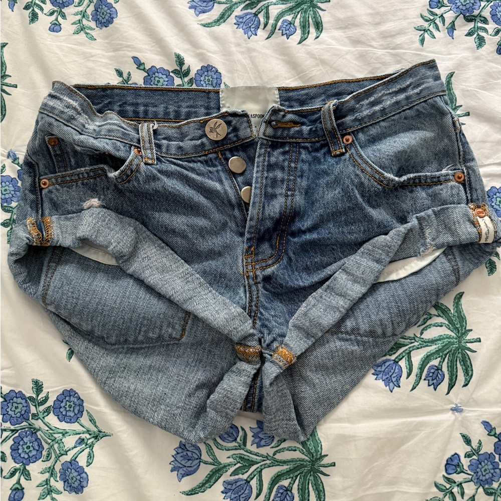 One Teaspoon Blue Jean Shorts